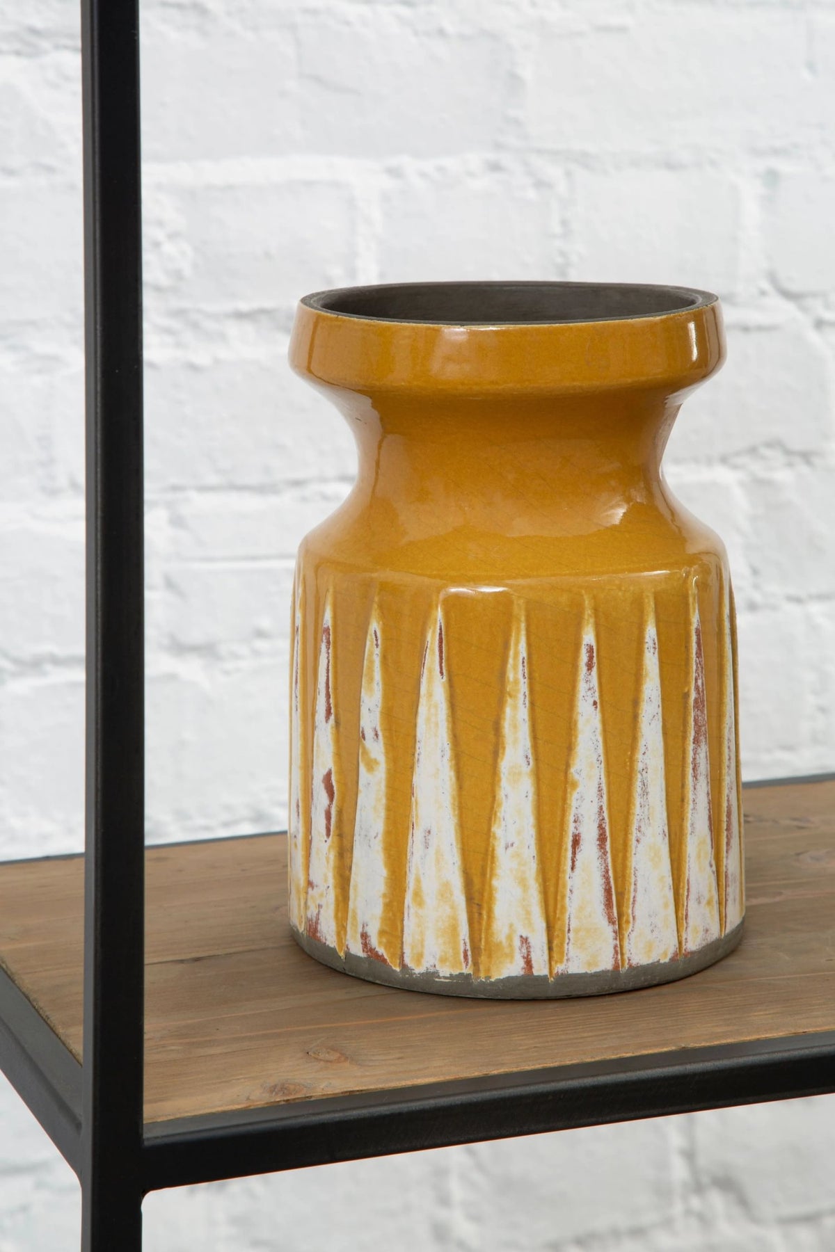 Tierra Ochre Small Earthenware Vase