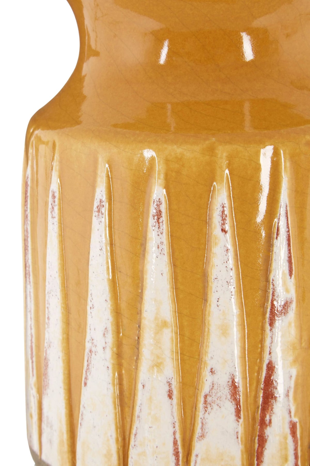 Tierra Ochre Small Earthenware Vase