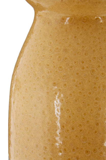 Chromelle Ochre Grey Earthenware Vase