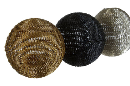 Sculptura Set of 3 Large Decorative Balls