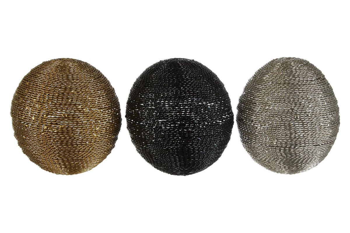 Sculptura Set of 3 Large Decorative Balls