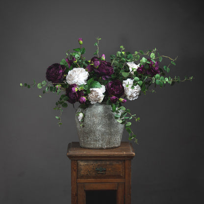 Aged Stone Ceramic Vase - Vases from the Quanta Home collection.