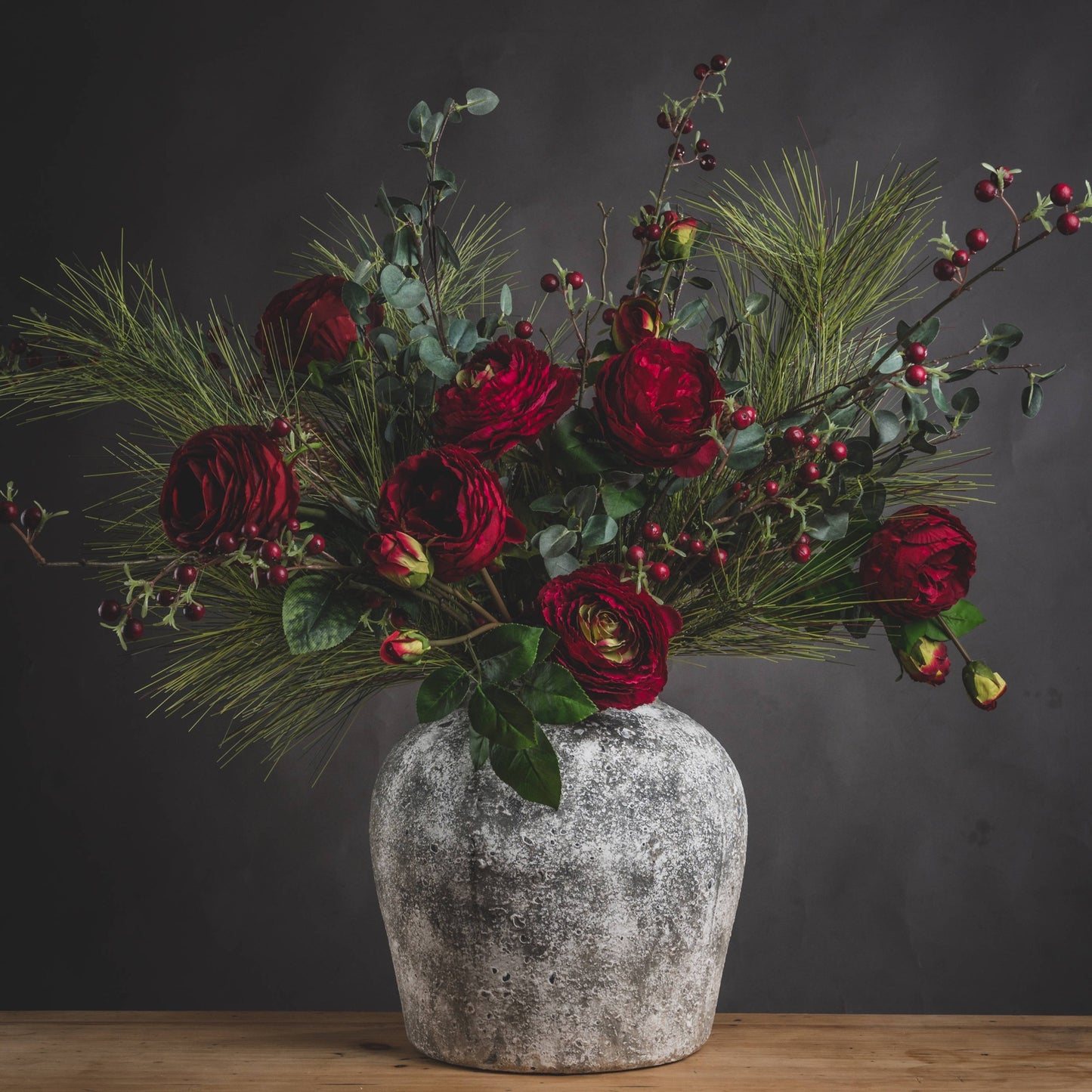 Aged Stone Ceramic Vase - Vases from the Quanta Home collection.