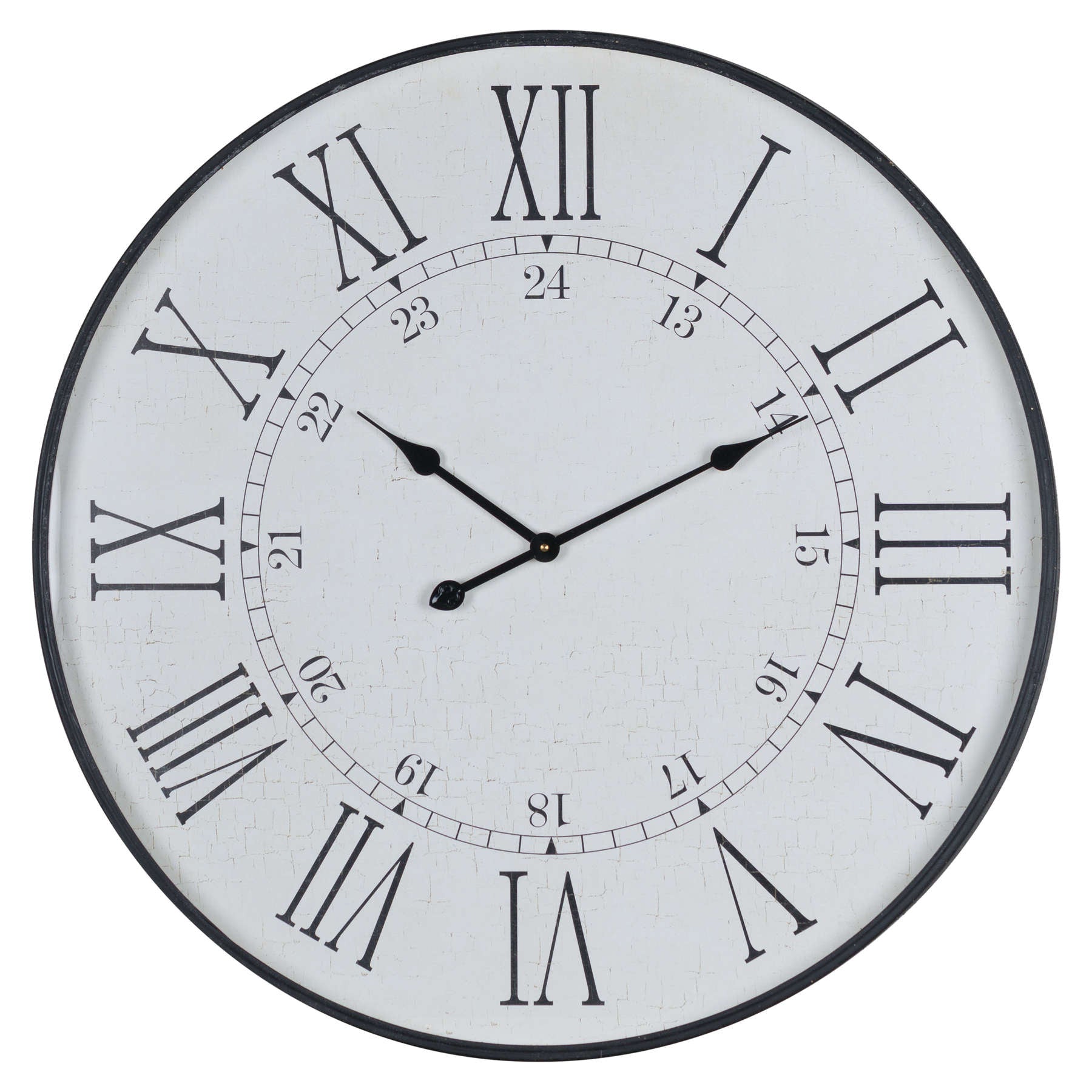 Large Embossed Station Clock - Wall Clocks from the Quanta Home collection.