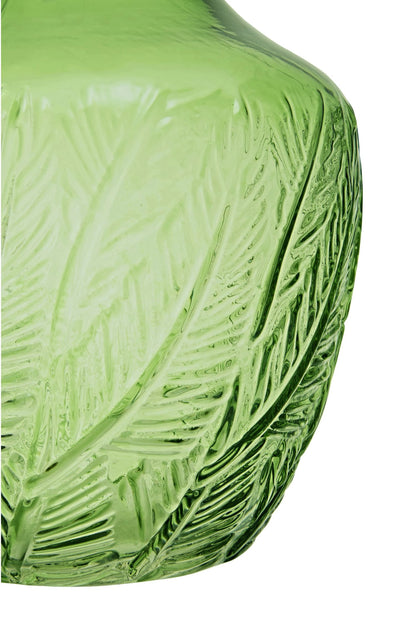 Verdelle Small Botanical Green Glass Vase