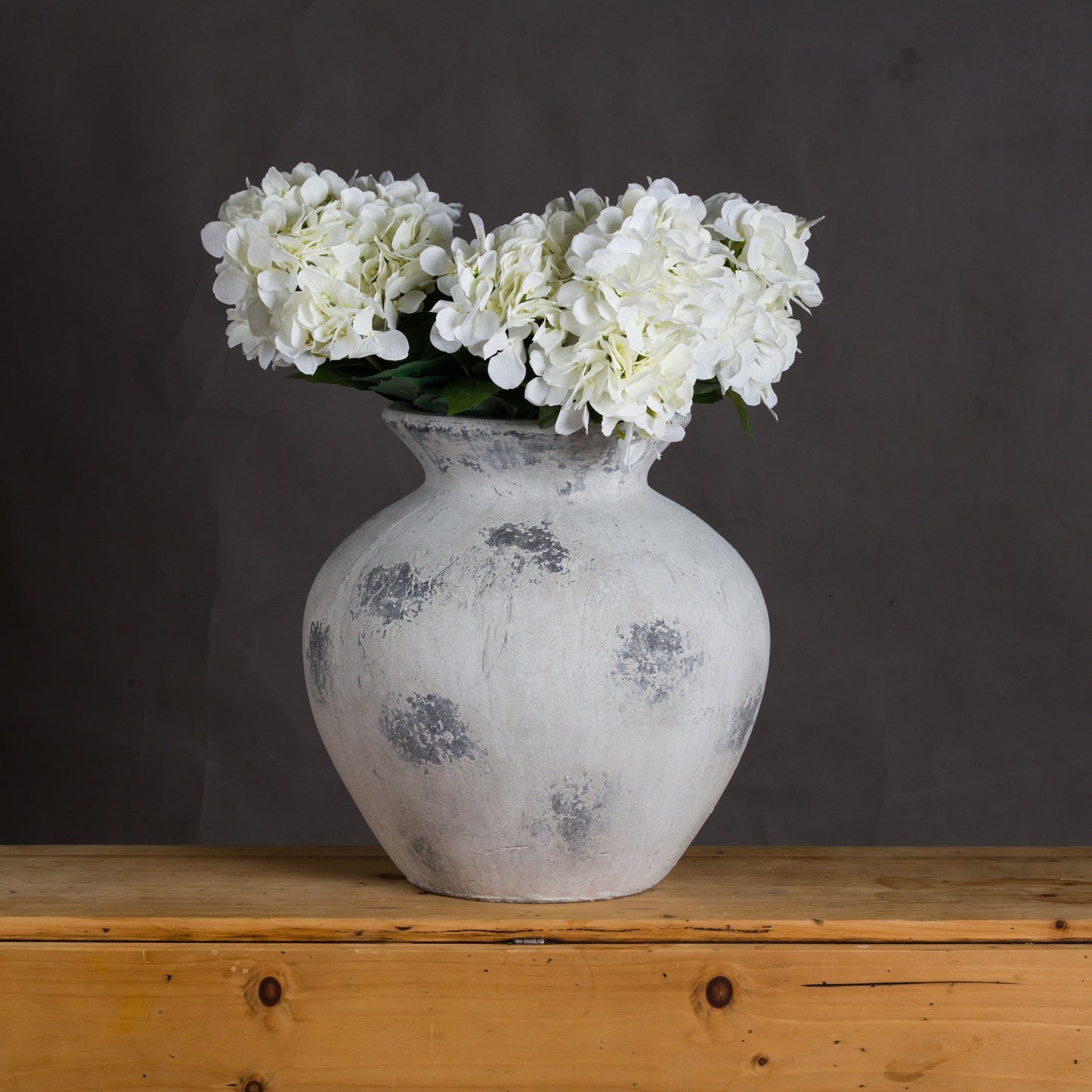 Downton Large Antique White Vase - Vases from the Quanta Home collection.