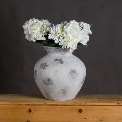 Downton Large Antique White Vase - Vases from the Quanta Home collection.