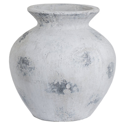 Downton Large Antique White Vase - Vases from the Quanta Home collection.