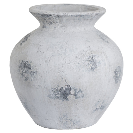 Downton Large Antique White Vase - Vases from the Quanta Home collection.