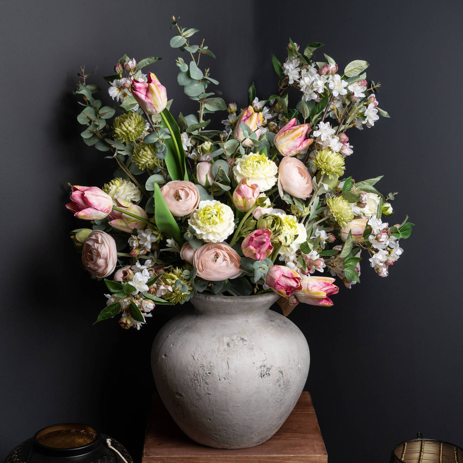 Darcy Antique White Vase - Vases from the Quanta Home collection.