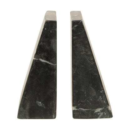 Nocturne Set of Two Black Marble Bookends