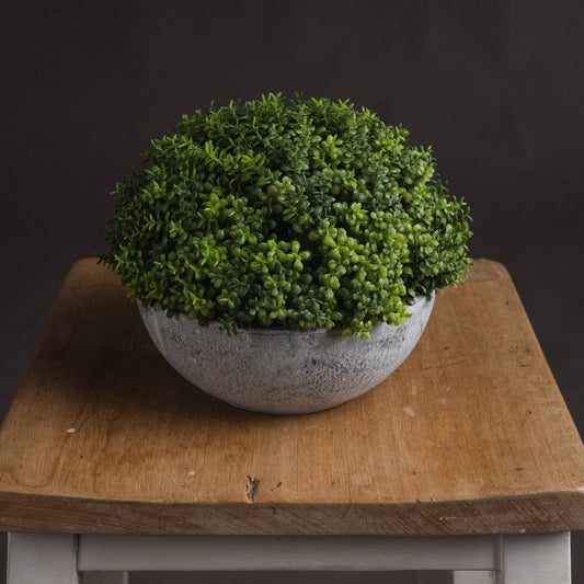 Small Hebe Globe Pot - All Artificial Potted Plants from the Quanta Home collection.