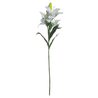 White Lily - Single Stem Flowers from the Quanta Home collection.