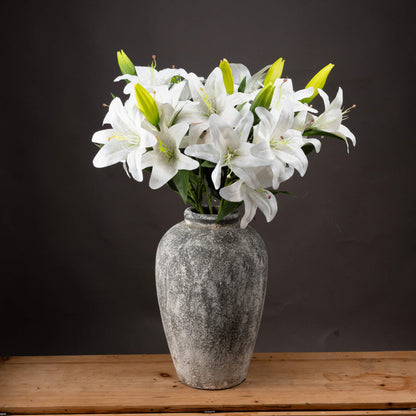 White Lily - Single Stem Flowers from the Quanta Home collection.