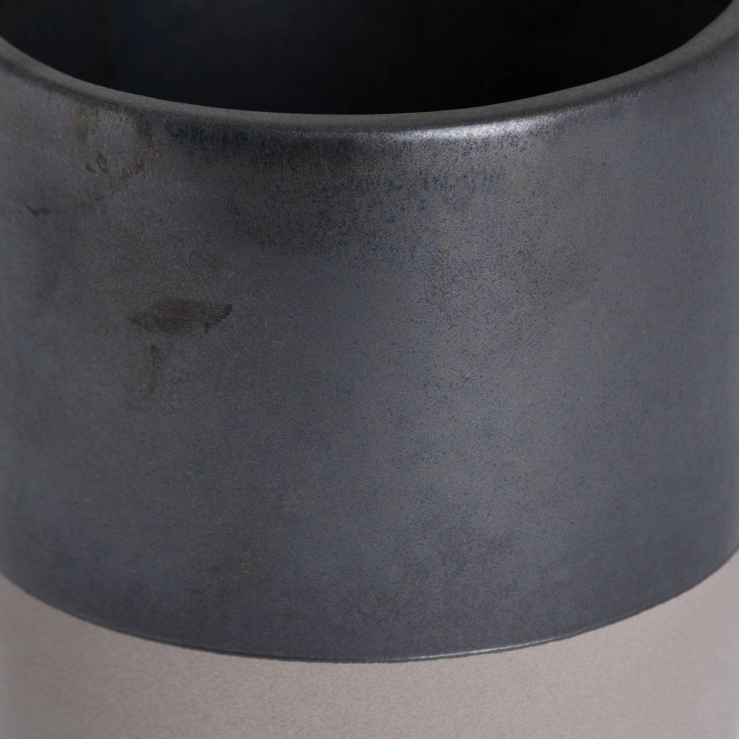 Metallic Grey Ceramic Planter - Jugs & Bowls from the Quanta Home collection.