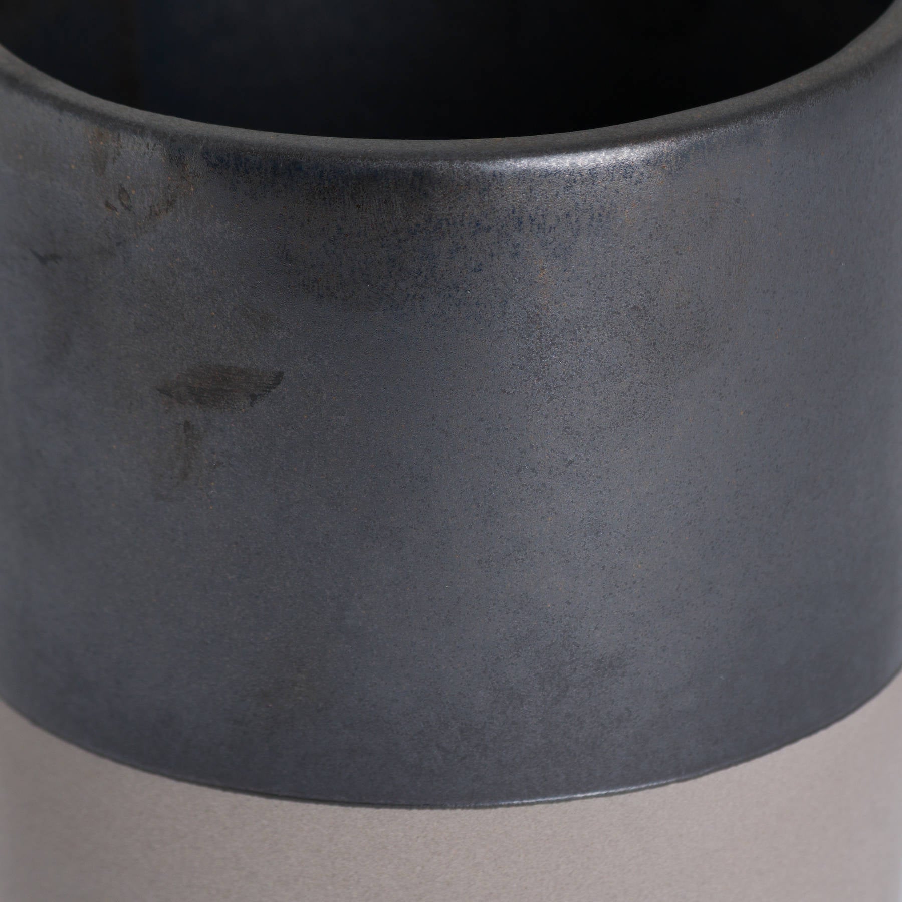 Metallic Grey Ceramic Planter - Jugs & Bowls from the Quanta Home collection.