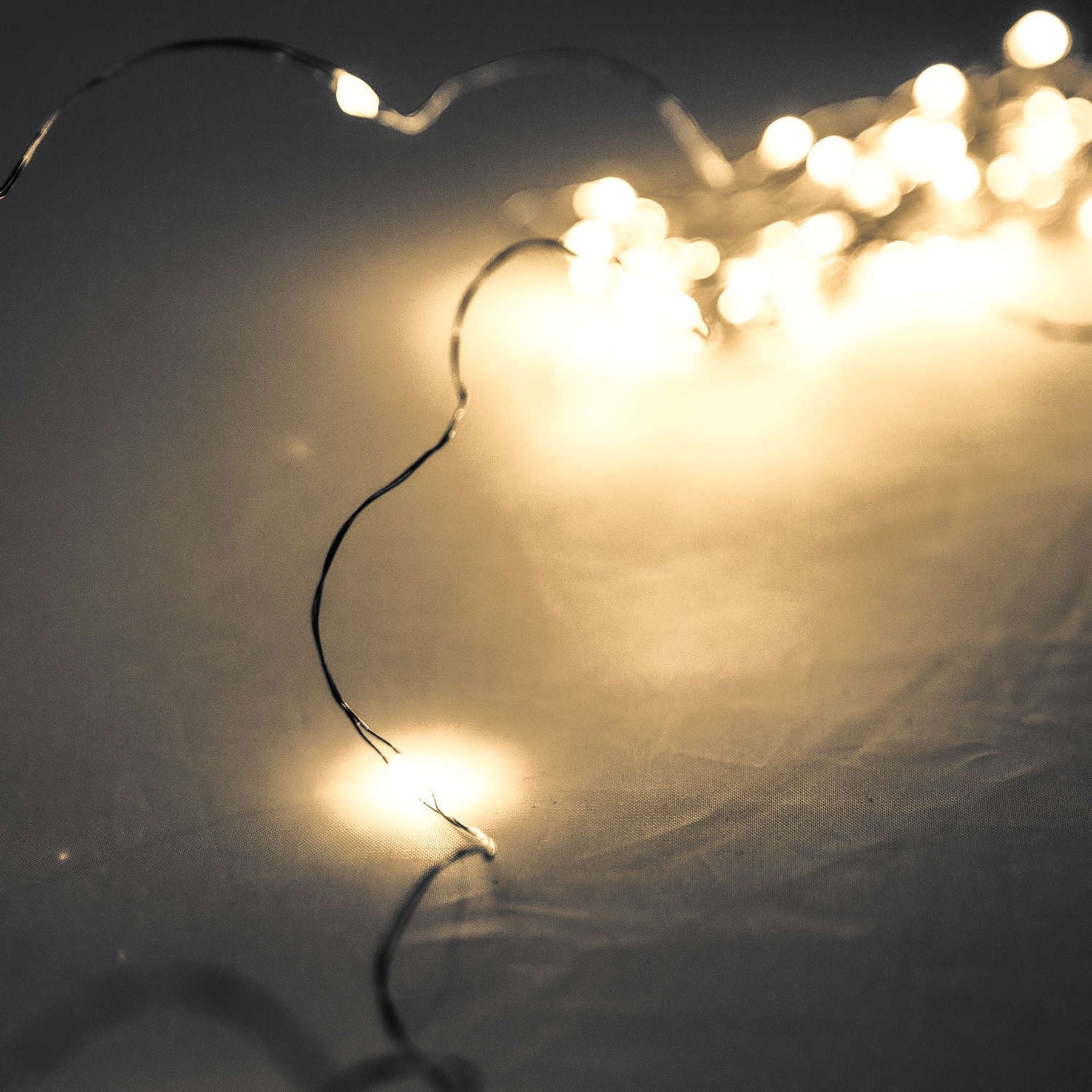 100 LED Battery Micro Lights Silver Wire 10m - Christmas Room Decorations from the Quanta Home collection.