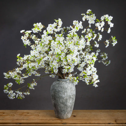 White Cherry Blossom Spray - Spring Stems from the Quanta Home collection.