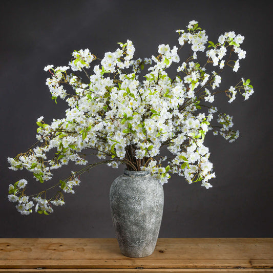 White Cherry Blossom Spray - Spring Stems from the Quanta Home collection.