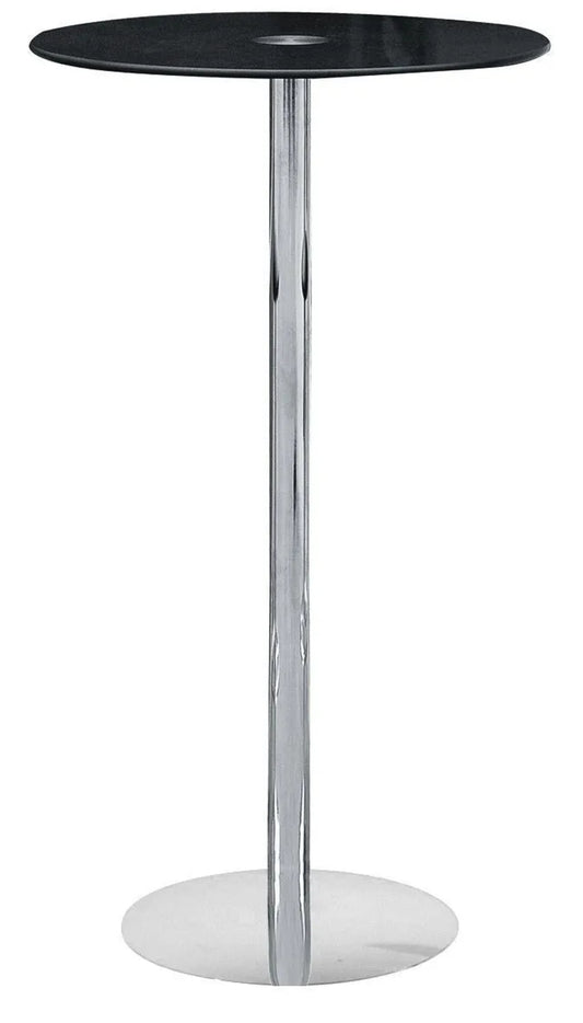 Adair Black Tempered Glass Bar Table