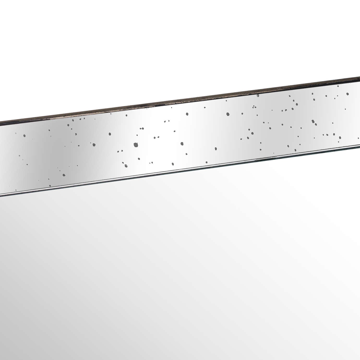 Astor Distressed Large Mirrored Tray With Wooden Detailing - Trays from the Quanta Home collection.