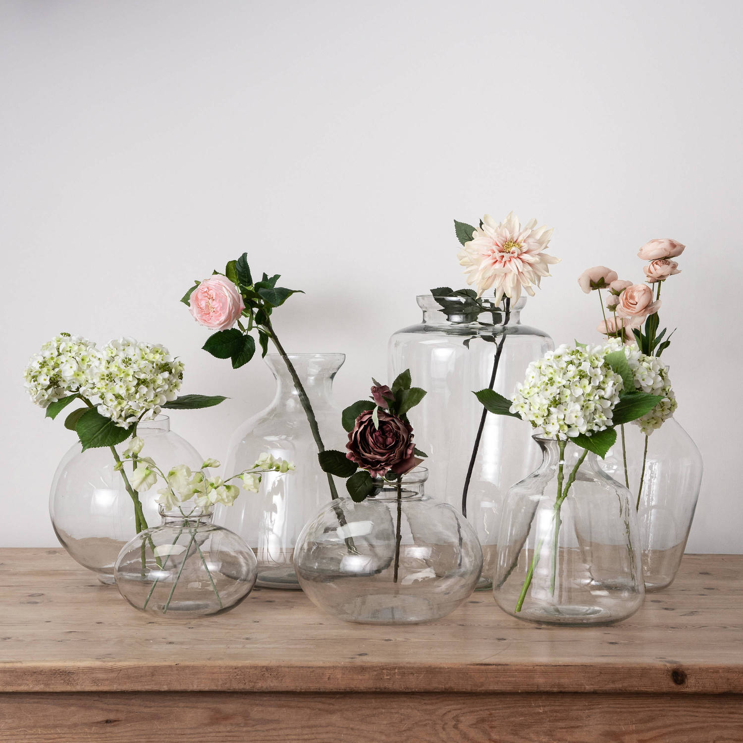 Large Hydria Glass Vase - Vases from the Quanta Home collection.