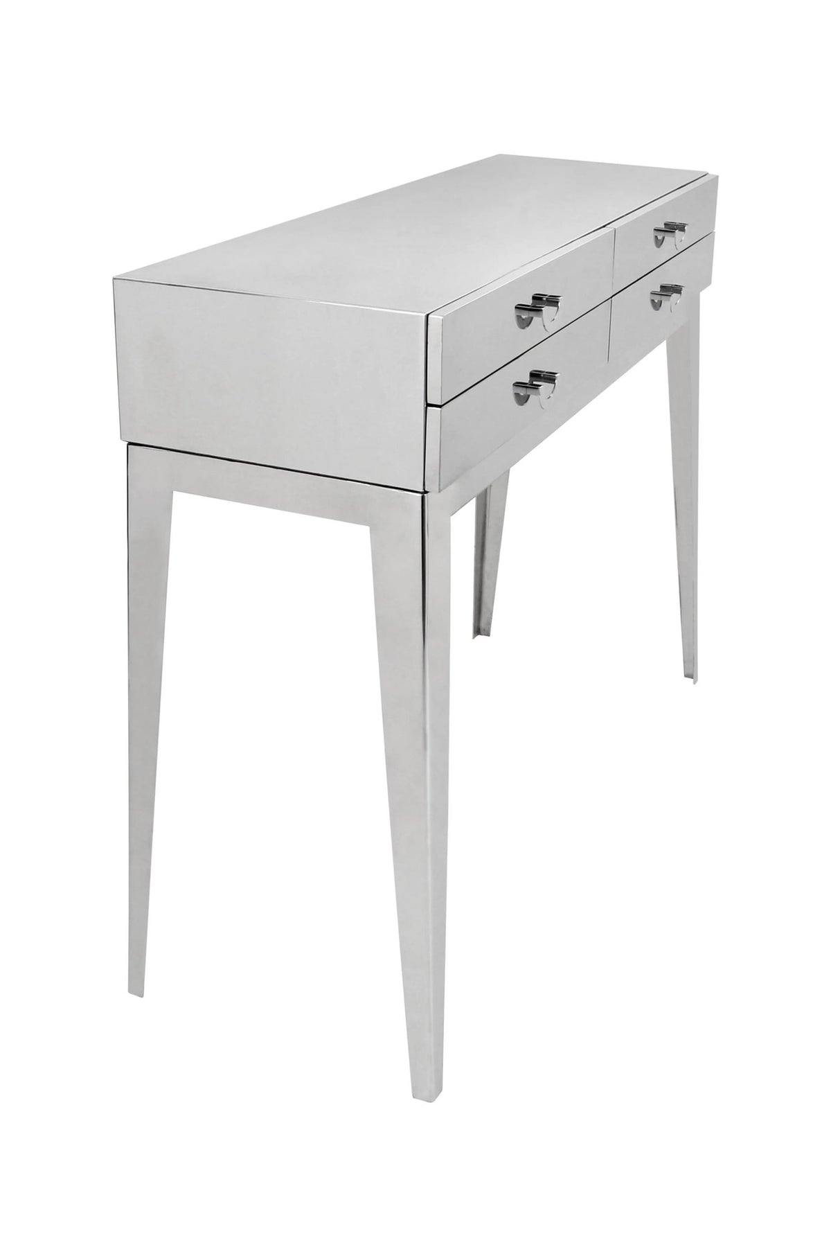 Loxley Stainless Steel 4 Drawers Console Table