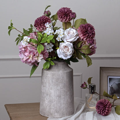Bloomville Urn Stone Vase - Vases from the Quanta Home collection.