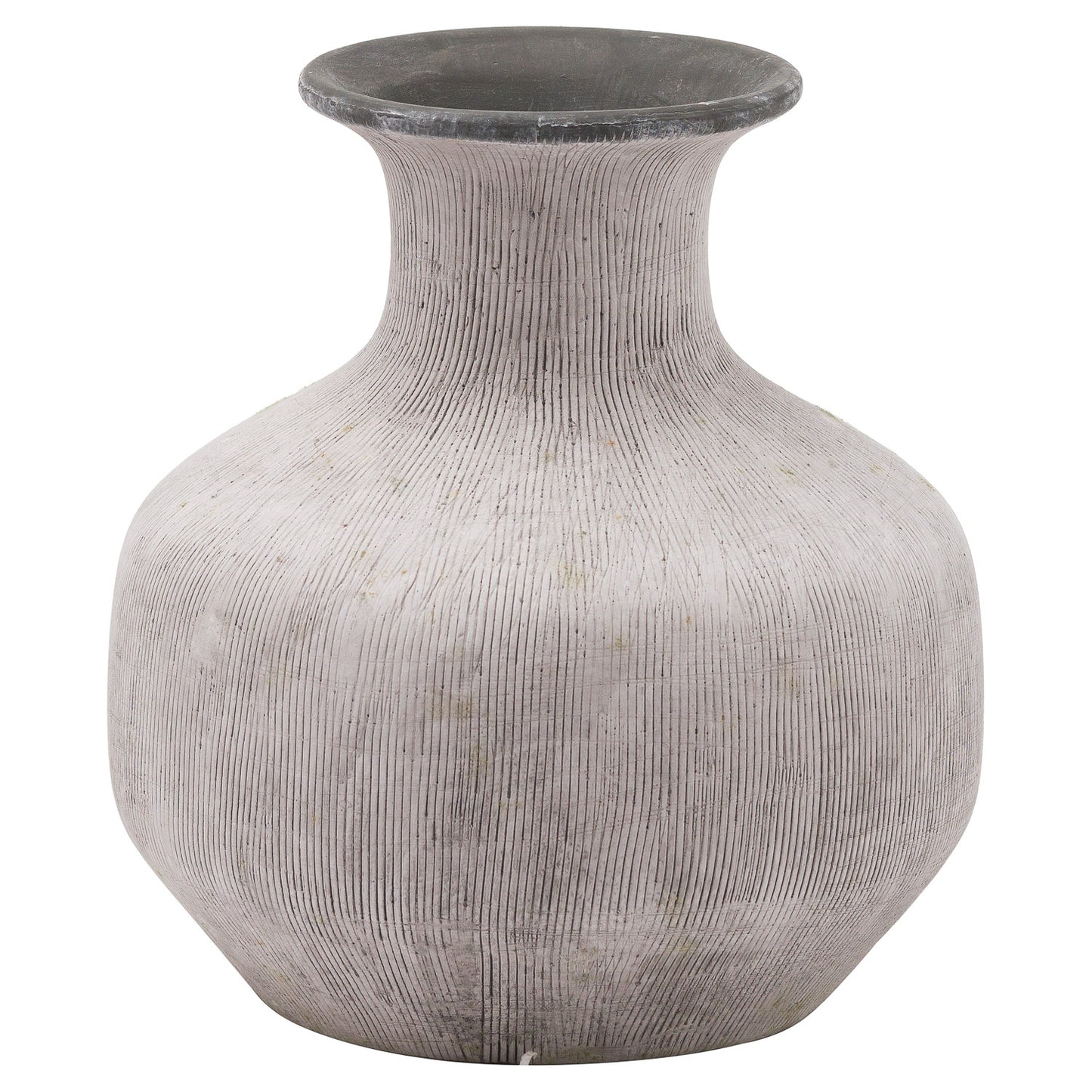 Bloomville Squat Stone Vase - Vases from the Quanta Home collection.