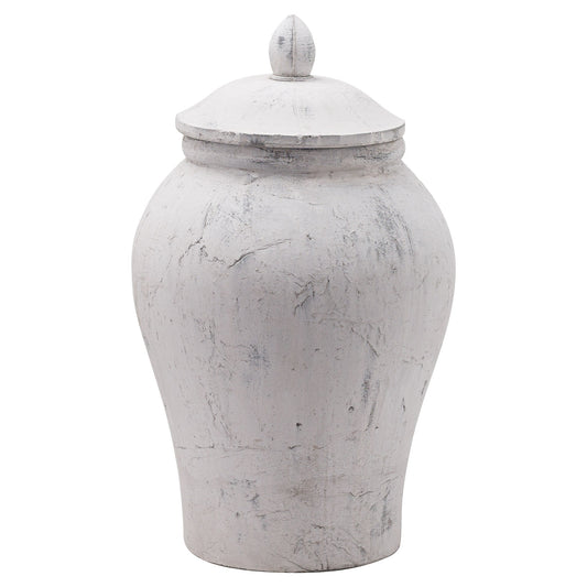 Bloomville Large Stone Ginger Jar - Vases from the Quanta Home collection.