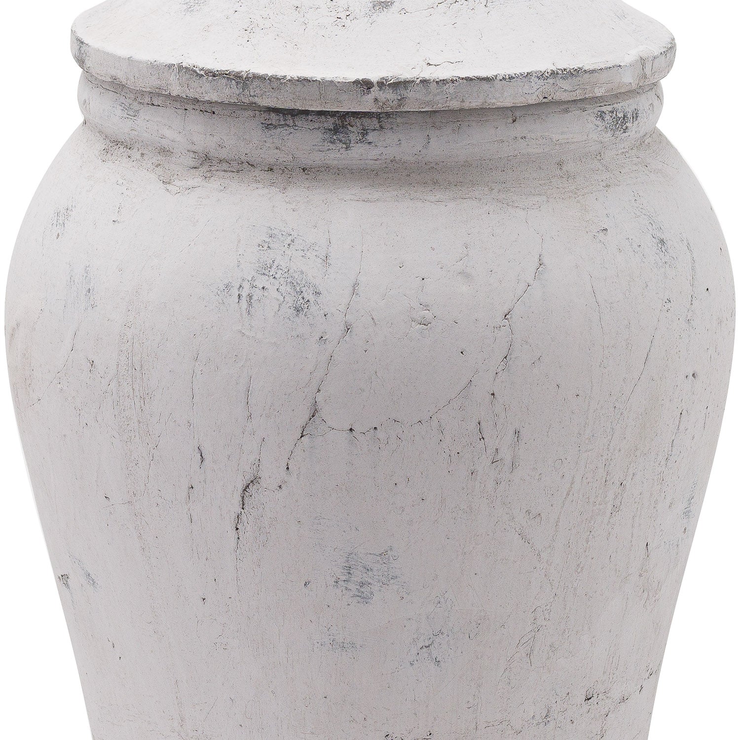 Bloomville Stone Ginger Jar - Christmas Room Decorations from the Quanta Home collection.