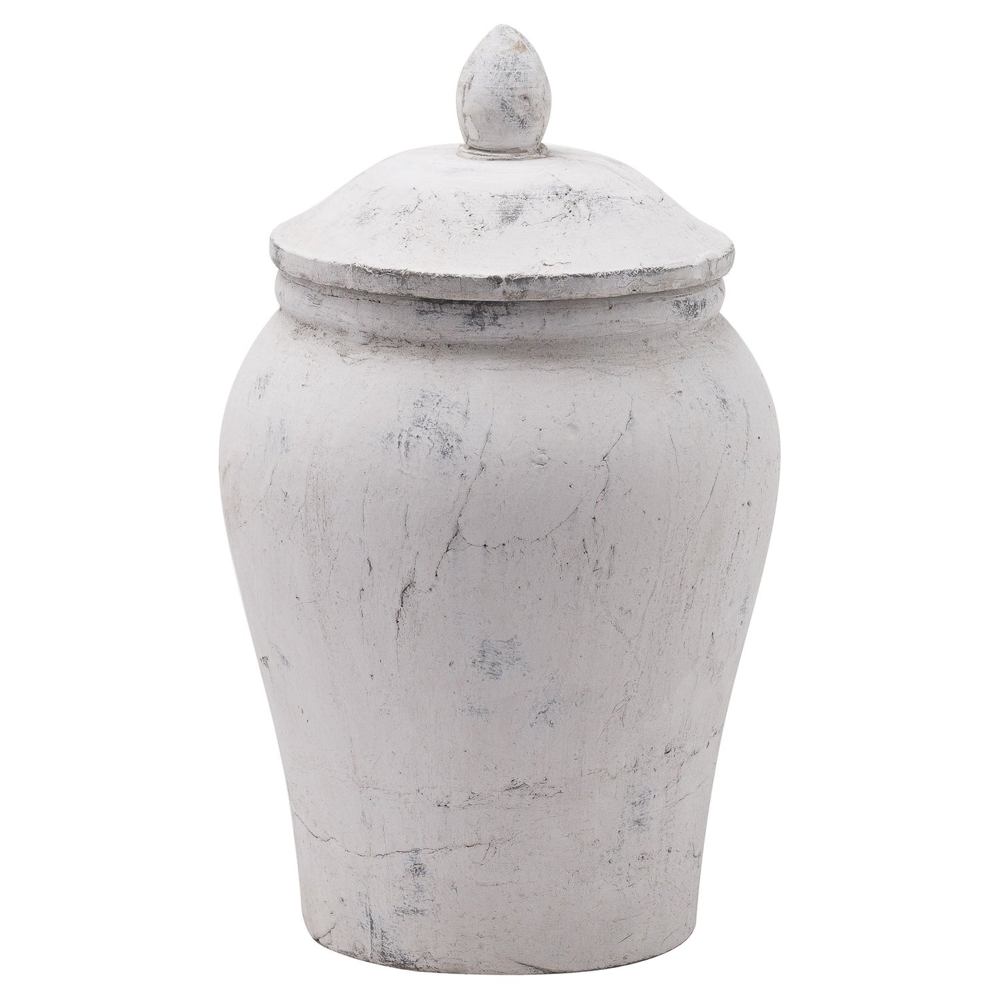 Bloomville Stone Ginger Jar - Christmas Room Decorations from the Quanta Home collection.