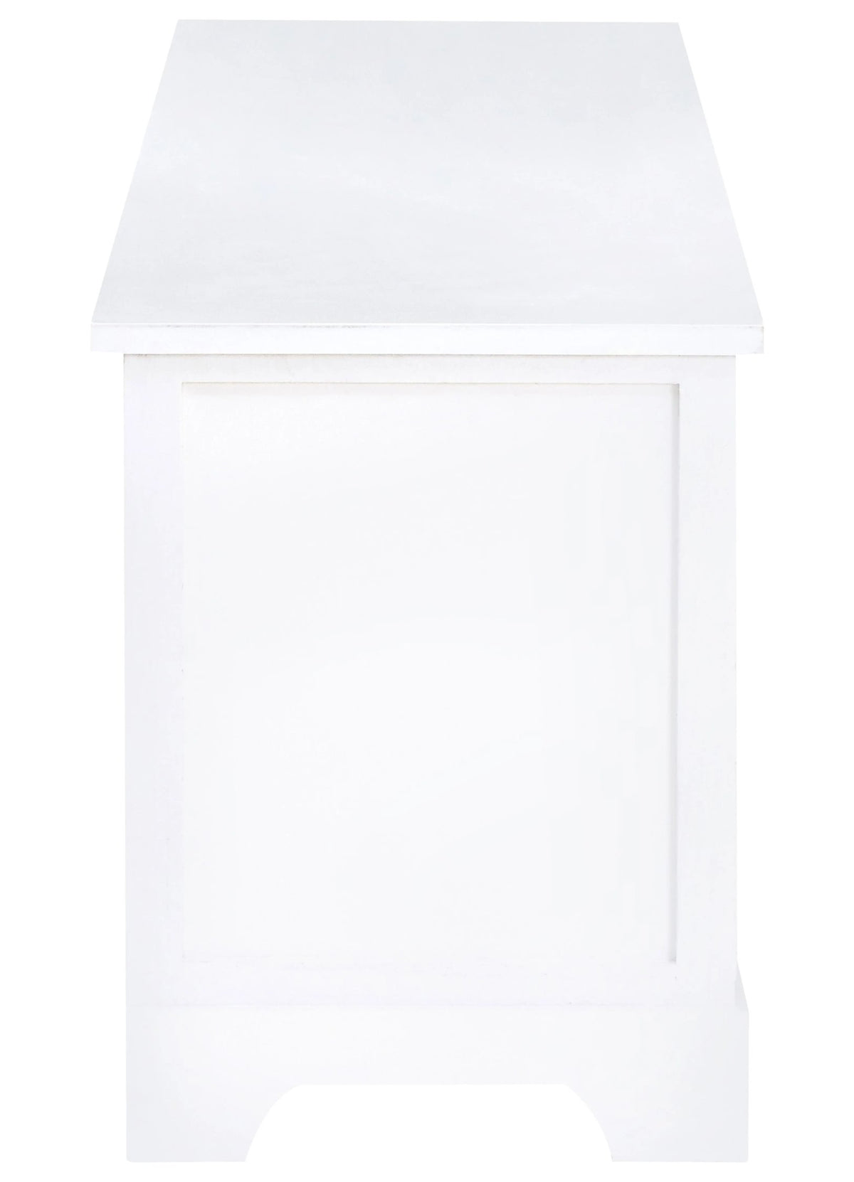 Nantucket White Storage Bench with 4 Drawers