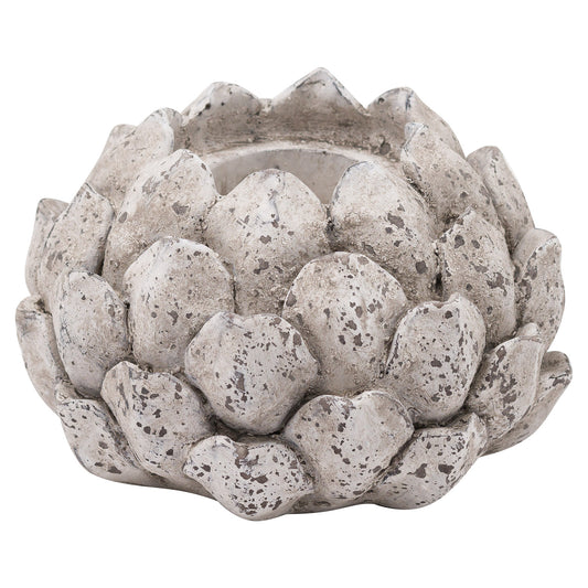 Stone Effect Acorn Tea Light Holder - Christmas Candles & Candle Accessories from the Quanta Home collection.