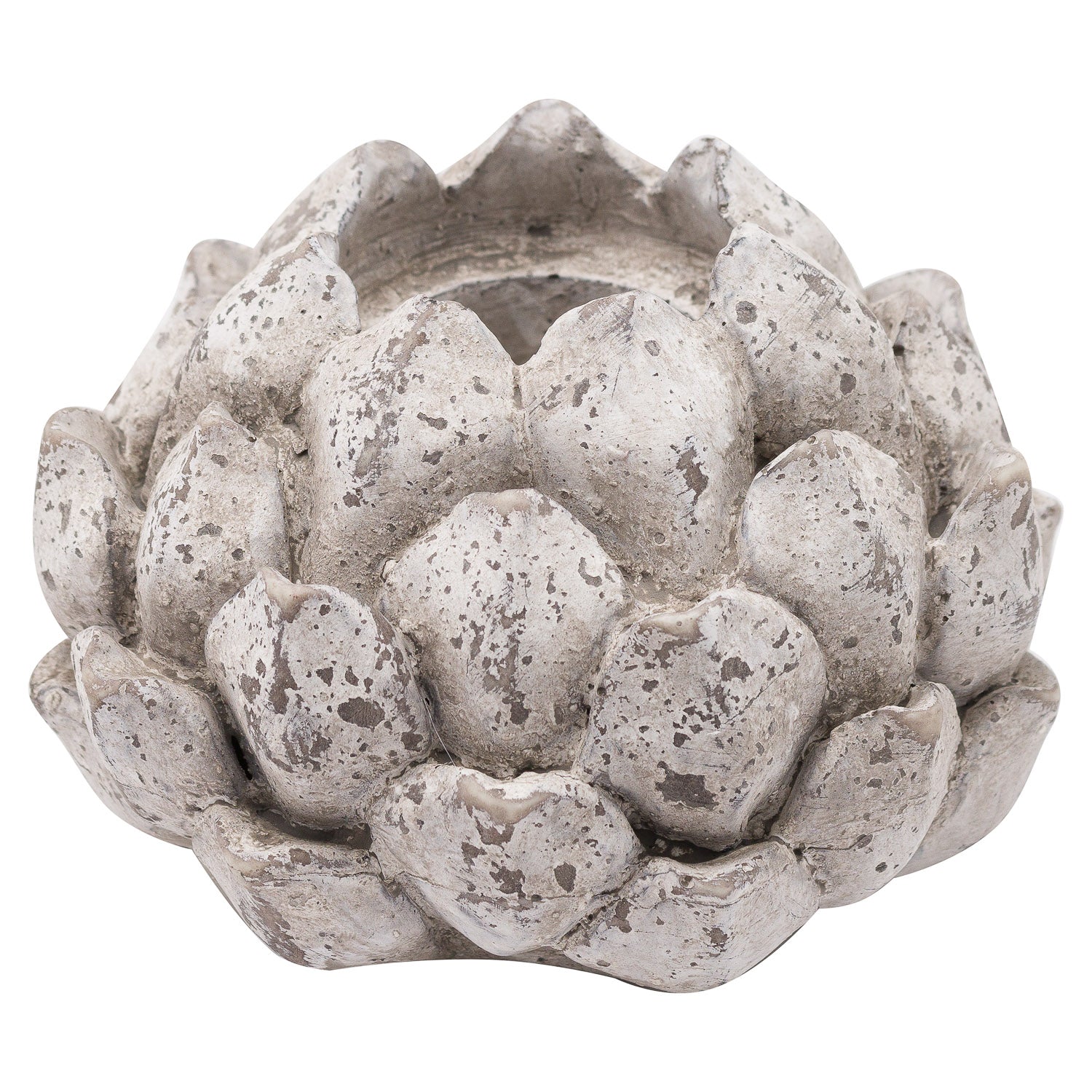 Large Stone Effect Acorn Tea Light Holder - Christmas Candles & Candle Accessories from the Quanta Home collection.