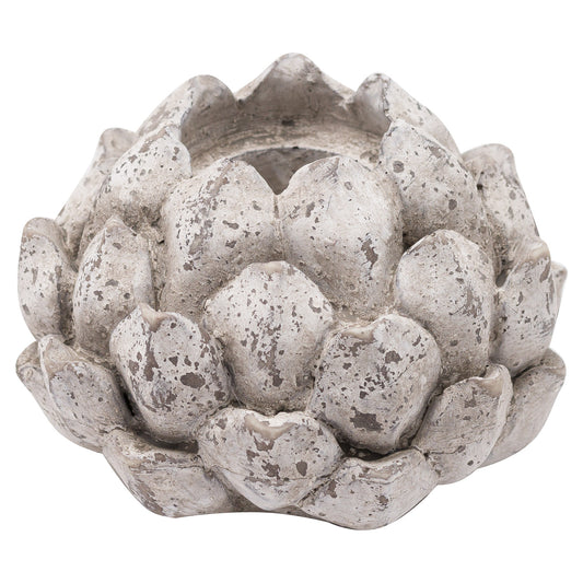 Large Stone Effect Acorn Tea Light Holder - Christmas Candles & Candle Accessories from the Quanta Home collection.