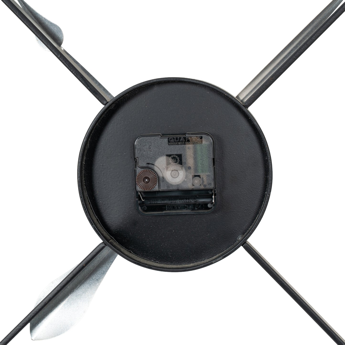 Black And Gold Skeleton Clock