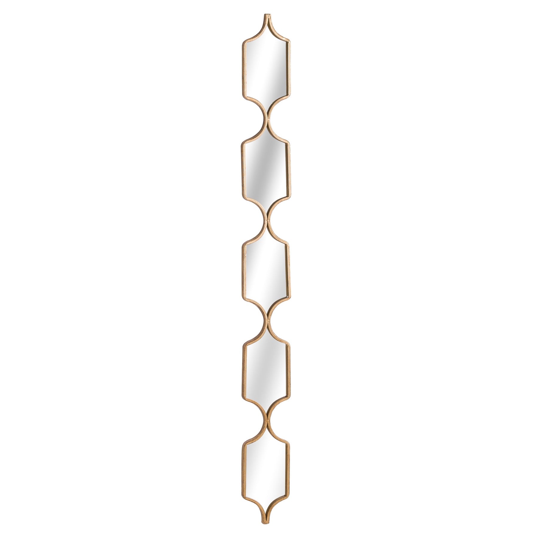 Square Decorative Hanging Collage Mirror In Gold - Wall Mirrors from the Quanta Home collection.