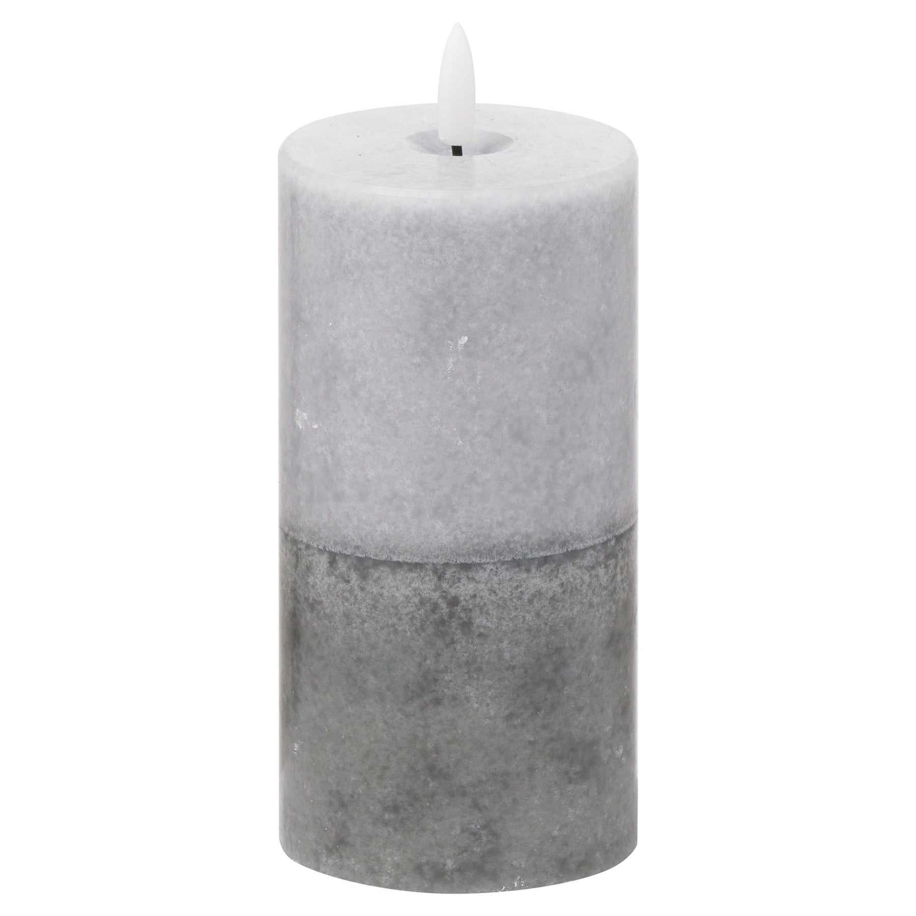 Luxe Collection Natural Glow 3x6 Stone LED Wax Candle - Candles from the Quanta Home collection.
