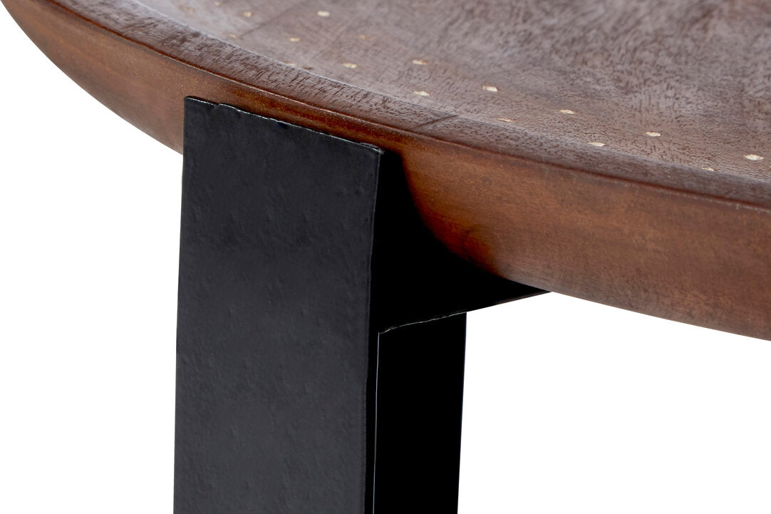 Knight Mango Wood Round Table