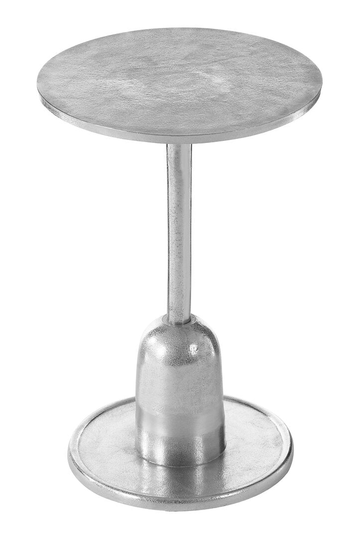 Elara Side Table With Silver Finish