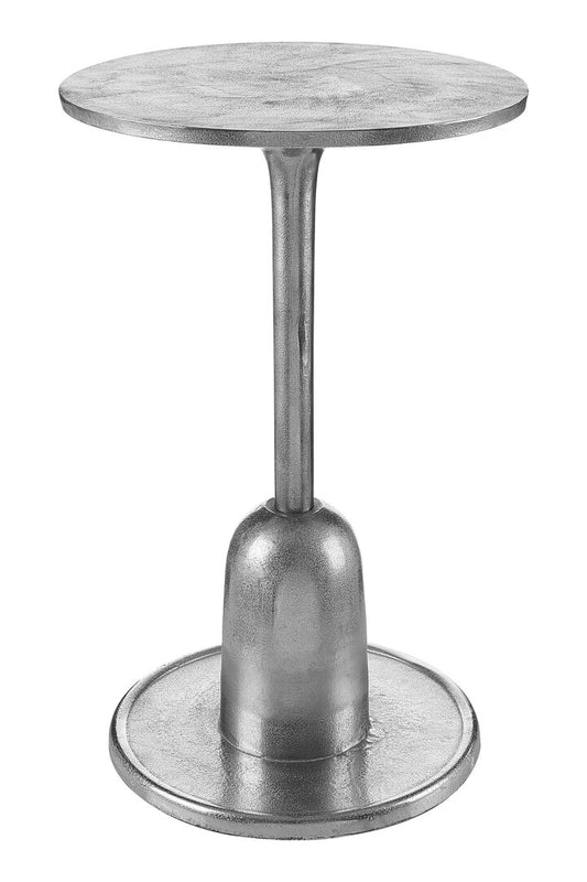 Elara Side Table With Silver Finish