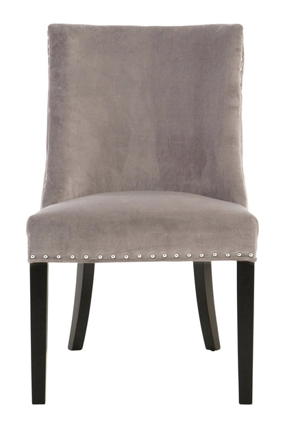 Mayfair Grey Velvet With Tufted Back Dining Chair