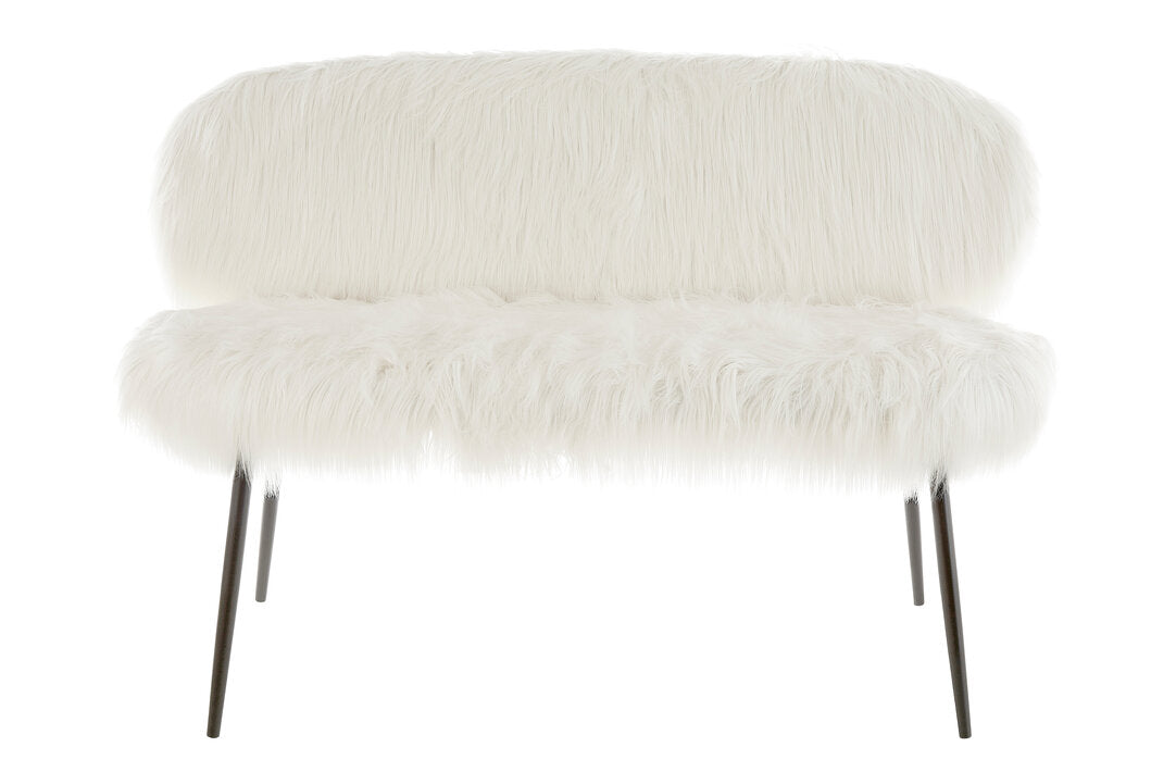 Ochre Sofa With Black Legs