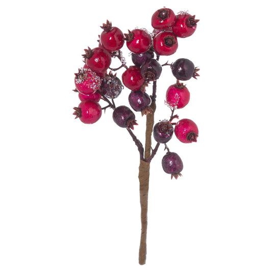 Fat Red Berry Pick - Christmas Decorations from the Quanta Home collection.