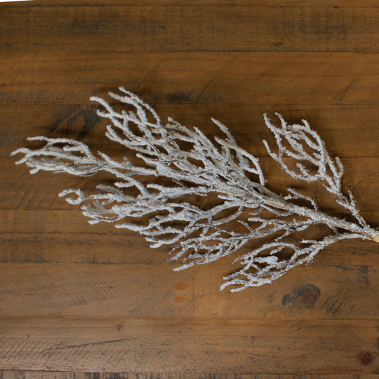 Snow Covered Branch - Christmas Decorations from the Quanta Home collection.