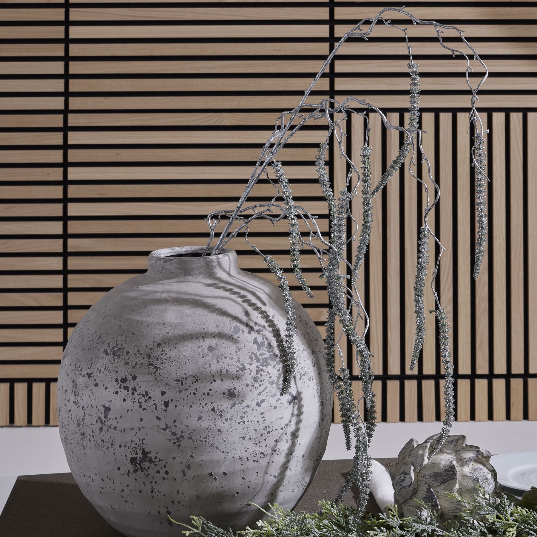 Festive Silver Amaranthus - Christmas Decorations from the Quanta Home collection.