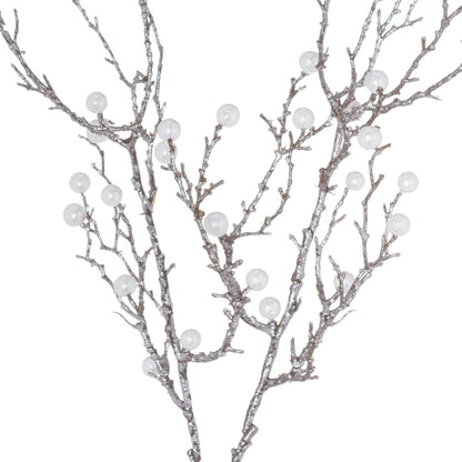 Festive Pearl Decorative Spray - Festive Flowers & Foliage from the Quanta Home collection.