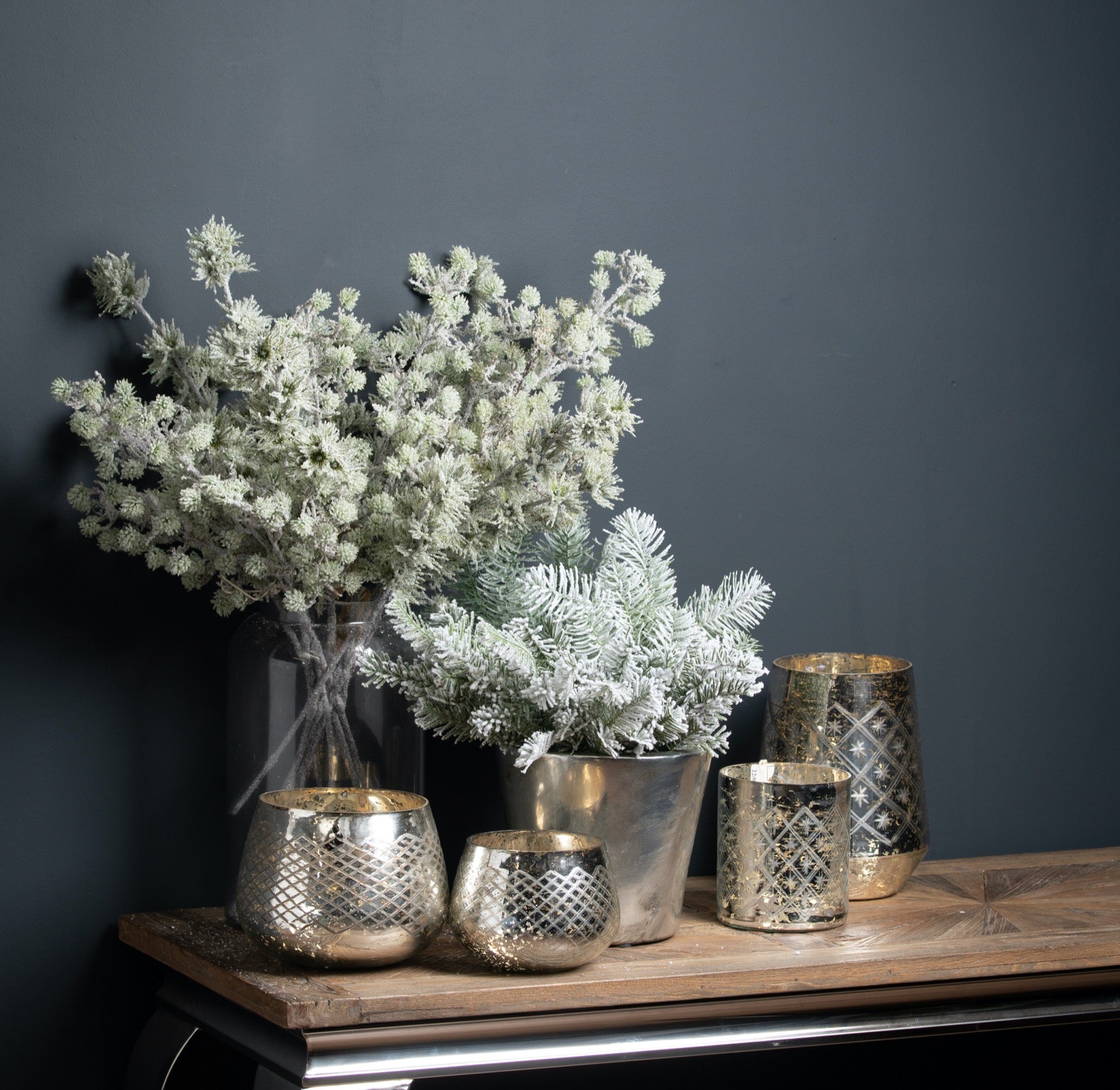 Festive Snow Branch - Christmas Decorations from the Quanta Home collection.