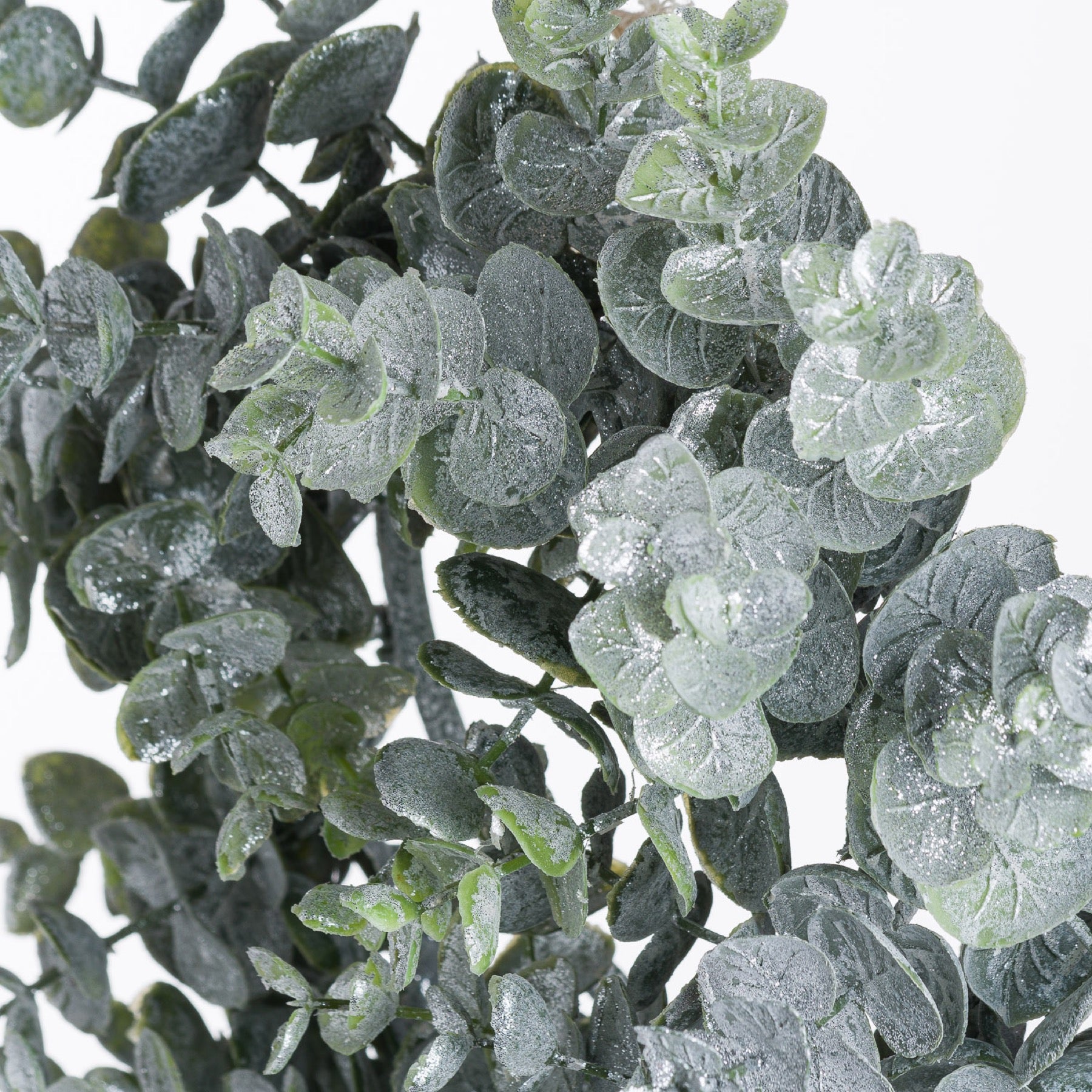 Medium Frosted Eucalyptus Candle Wreath - Festive Flowers & Foliage from the Quanta Home collection.